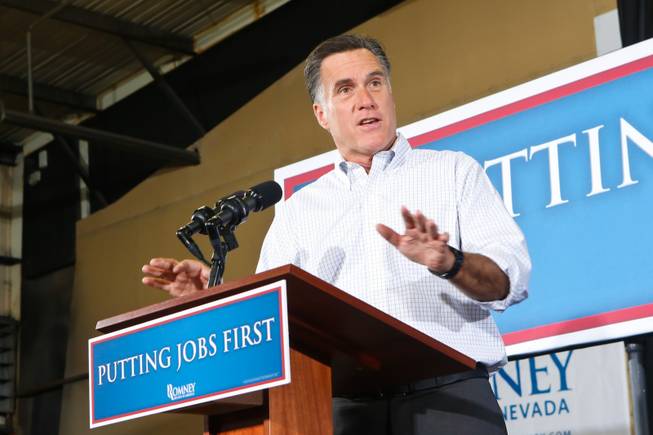 Mitt Romney visits North Las Vegas